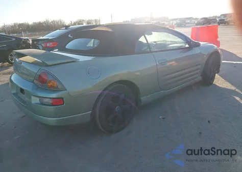 2003 Mitsubishi Eclipse Spyder Gts z USA, uszkodzony, nr VIN 4A3AE75H93E019700